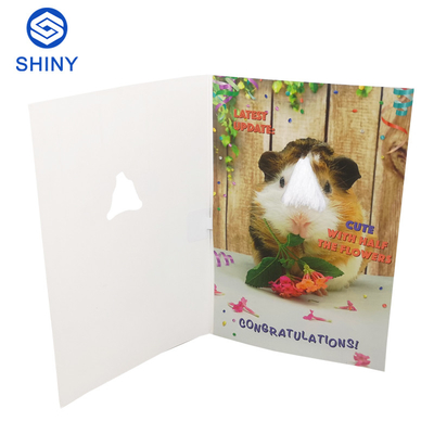 Acrílico creativo de las tarjetas de felicitación del espacio en blanco del diseño para las invitaciones de la boda del festival