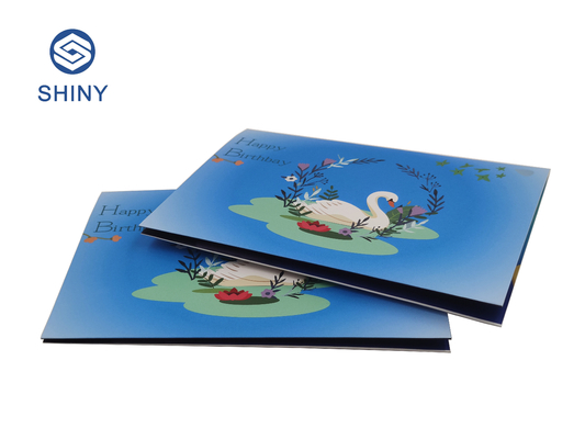 300g cubrió la voz personalizada registrable de papel de las tarjetas de felicitación