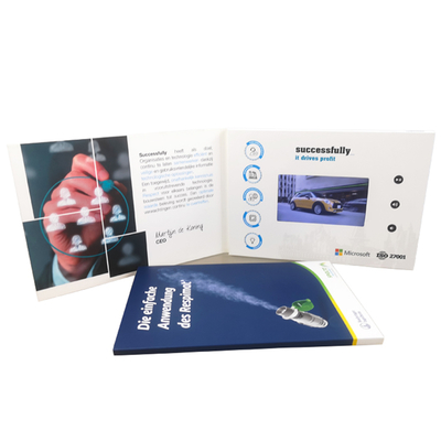 480 por 272 Resolución de LCD Video libro para la promoción de negocios y alta memoria para la máxima exposición