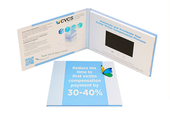 Publicidad Video folleto Mailer Formatos de música APE LCD Tarjetas de felicitación de vídeo Certificado ROHS