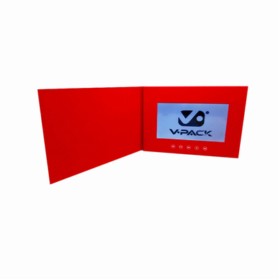 Folleto video del USB LCD, color TFT video del folleto 7inch para el salón del automóvil