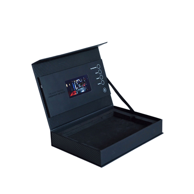 Caja de regalo de video con pantalla LCD de 4.3 pulgadas para embalaje de regalo, memoria de 512 MB, ODM