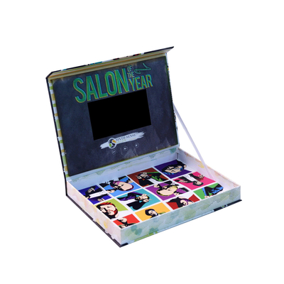 Caja de regalo video de la pantalla LCD para el certificado del CE ROHS del regalo del recuerdo