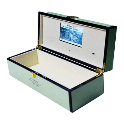 Caja de regalo video del LCD del autobús de dos pisos Autoplay con la laminación brillante