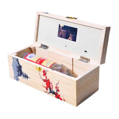 OEM magnético Autoplay de la caja de regalo de la pantalla LCD con la batería recargable