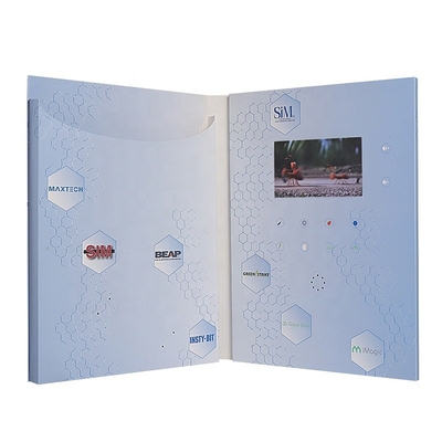 Fotograbado que imprime las tarjetas de visita video del lCD para hacer publicidad de memoria del ODM 512MB