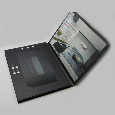 Haciendo publicidad de la carpeta video Digital del folleto de la invitación del jugador postal video de Videocard de la pantalla del Lcd de 7 pulgadas